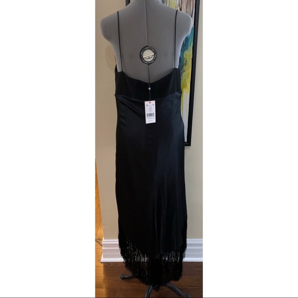 5 à 7 NYC Yolette Dress Black size 12 (8) - Picture 3 of 4